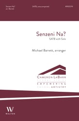 Senzeni Na? SATB choral sheet music cover